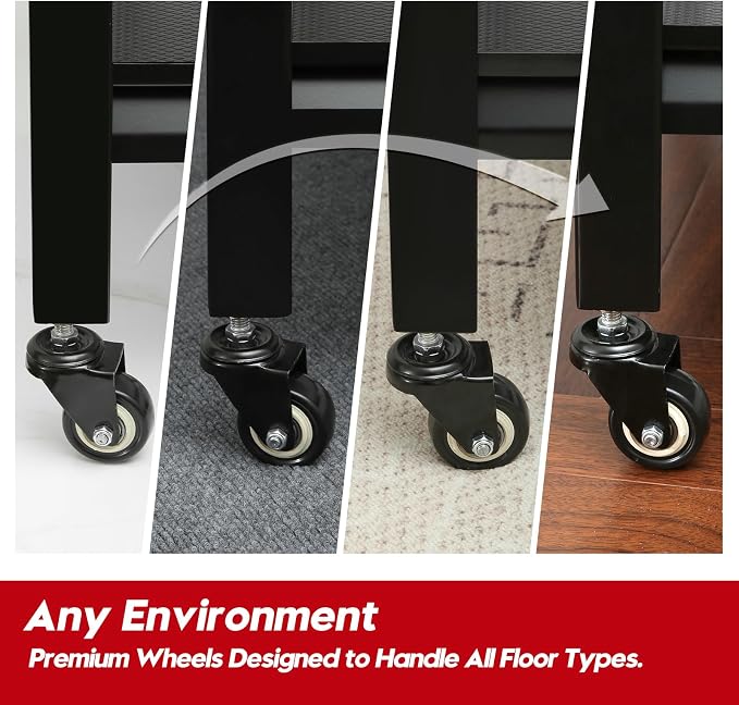 Kitchen Shelving with Lockable Wheels - Image 6