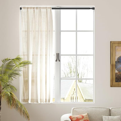 4 Pack Tension Rods for Windows 28 to 48 inch, Adjustable Curtain Rods No - Image 7