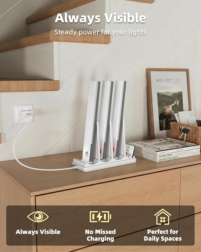 EZVALO Charging Station for Under Cabinet Lighting, Charging Base Compatible - Image 7