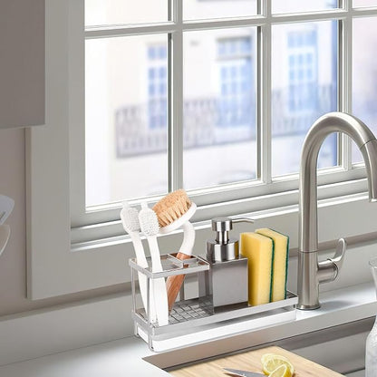 Toothbrush Holders Toothpaste Organizer Bathroom Accessories, 4 Slots, - Image 7