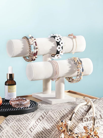 T-Bar Bracelet Holder Stand, Bracelet Jewelry Organizer Stand, Bangle Bracelet - Image 3