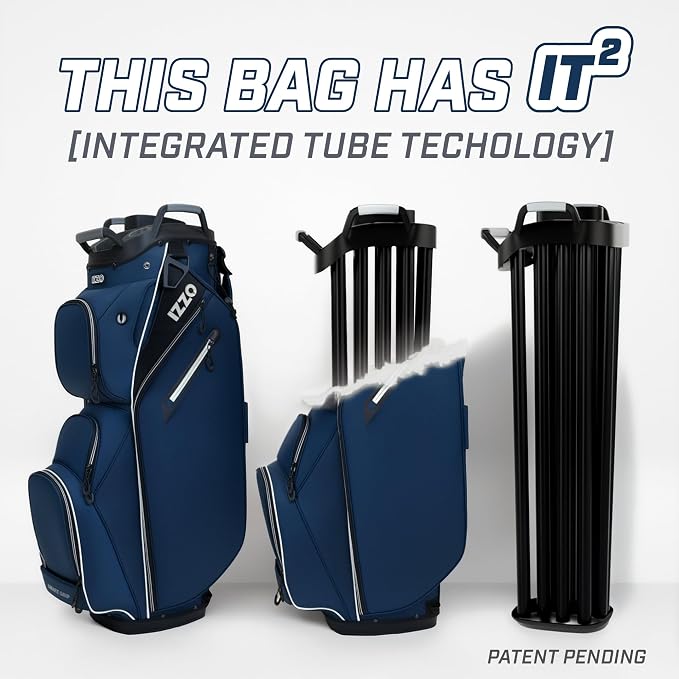 Izzo Ultimate Organizer Golf Cart Bag - Image 2