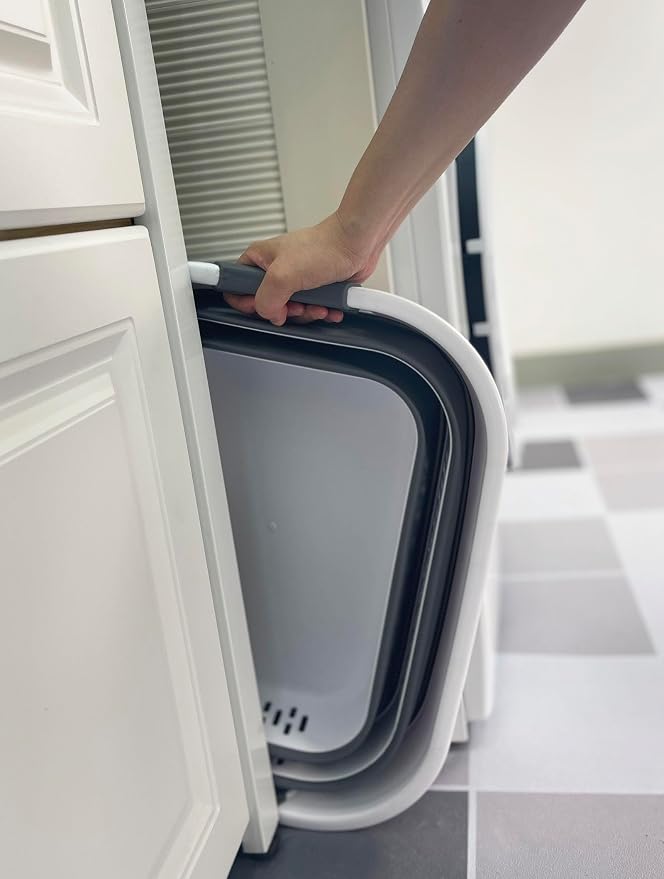SAMMART 40L Collapsible Plastic Laundry Basket - Image 5