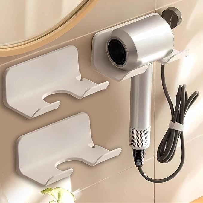 Universal Hair Dryer Holder, Blow Dryer Hanger Wall Mount by SUPTEC%C2%AE