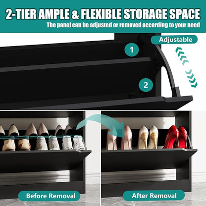 Xixini Shoe Storage Cabinet for Entryway - Image 4