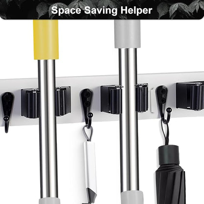 2 Pack Broom Holder Wall Mount - Image 6