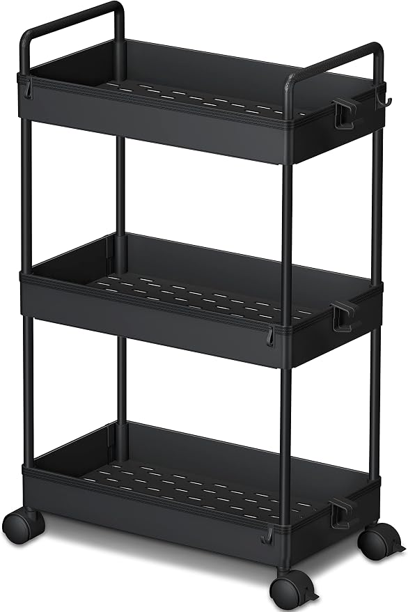 Ronlap 3 Tier Slim Rolling Storage Cart by Ronlap