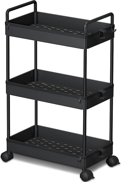 Ronlap 3 Tier Slim Rolling Storage Cart by Ronlap