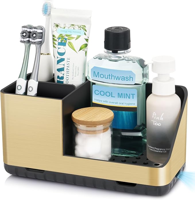 Toothbrush Holders for Bathroom Countertop Organizer, Kids Electric Toothbrush by PARKMANI