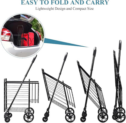 Foldable Grocery Shopping Cart - Image 7