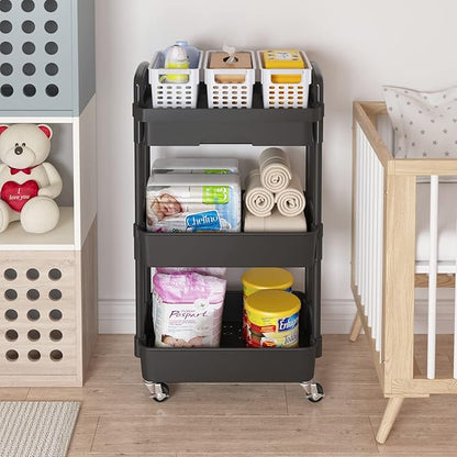 Calmootey 3-Tier Rolling Utility Cart - Image 3