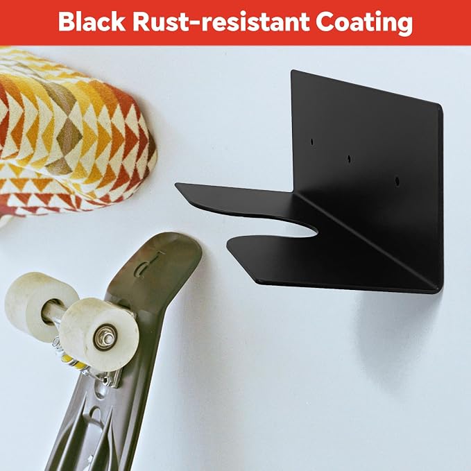 Skateboard Wall Mount Rack, Wall Hanger Holder - Image 4