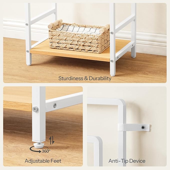 HOOBRO Free Standing Towel Rack, Blanket Rack - Image 6