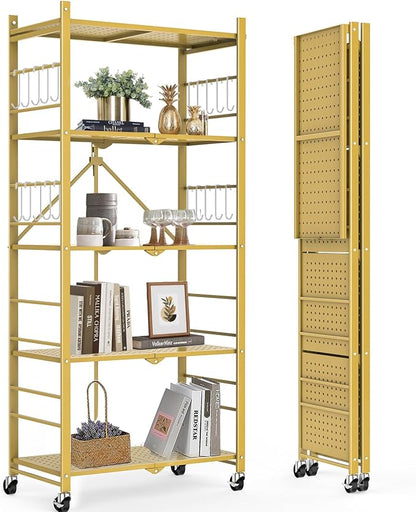 Himix 5-Tier Foldable Storage Shelves - Image 8