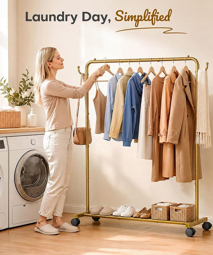 Homde Rolling Clothes Rack - Image 8