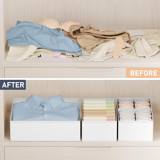 DIMJ Drawer Organizer Clothes Storage - Image 8