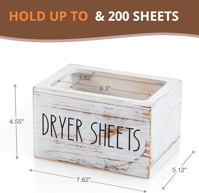 Dryer Sheet Holder, Laundry Room Organization and Storage - Image 2