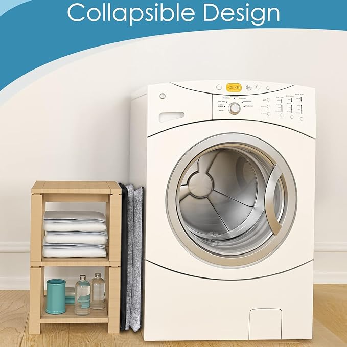 SNIGJAT Extra Large Laundry Hamper, 100 L Tall Laundry Basket - Image 4