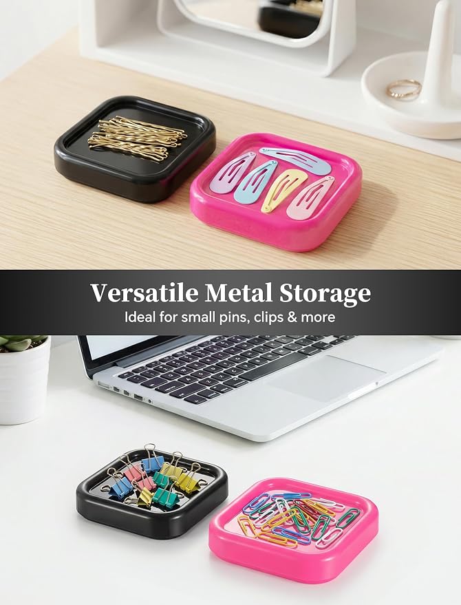 NiHome 2 Pcs Magnetic Bobby Pin Holder - Image 5