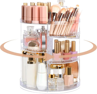 Boxalls Makeup Organizer Rotating Large Capacity, 360 Makeup Carousel by BOXALLS