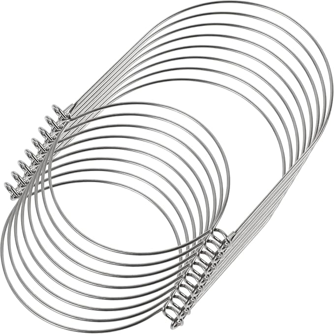 DOITOOL Mason Jar Wire Handles 8 Pack Stainless Steel Wire Hangers Compatible by DOITOOL
