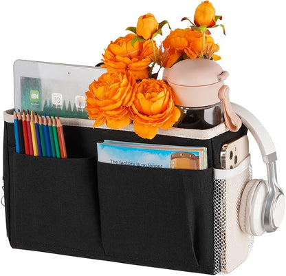 Bedside Caddy Bedside Hanging Storage Basket Bed Caddy by Retyion