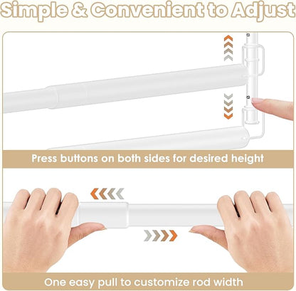 Stepless Extender Closet Hanging Rod - Image 4