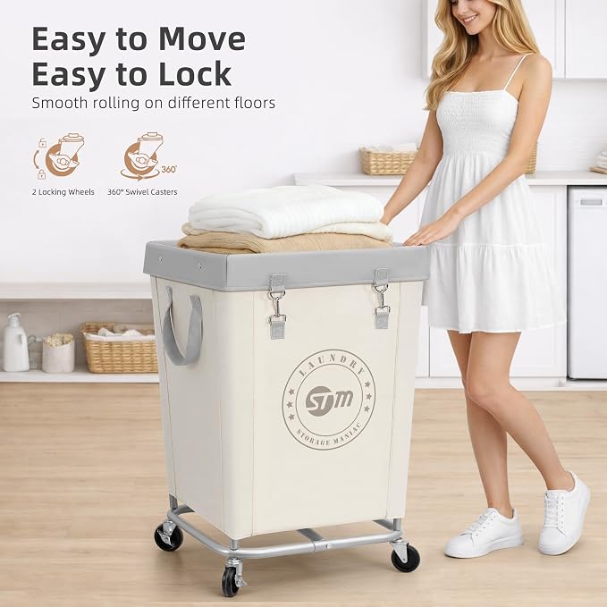 STORAGE MANIAC Commercial Laundry Hamper - Image 6