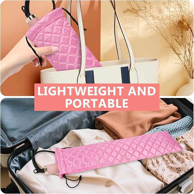 AMIJEAL Heat Resistant Hair Tools Organizer Bag Portable Travel Drawstring - Image 6