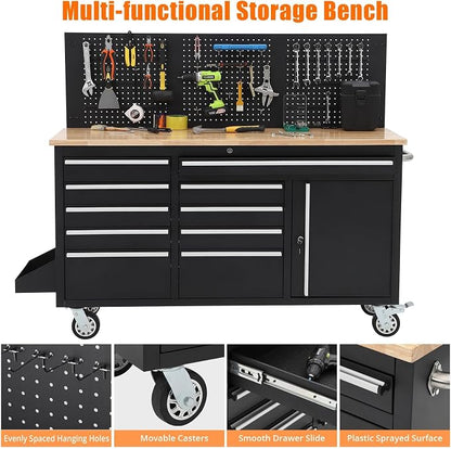 GarveeTech 61-Inch Heavy Duty Rolling Tool Chest - Image 5