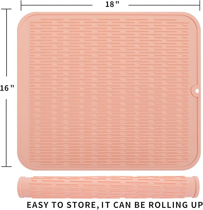 Silicone Dish Drying Mat for Multiple Usage, Easy clean, Eco-friendly, - Image 2