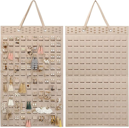 Resovo Hanging Earrings Organizer, Earring Holder & 20 Hooks, Holds Up To 300 by LearnMoreAboutResovo