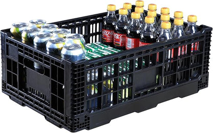 Collapsible Storage Bin Container，52 Liter Transfer heavy duty plastic storage by JGLDG