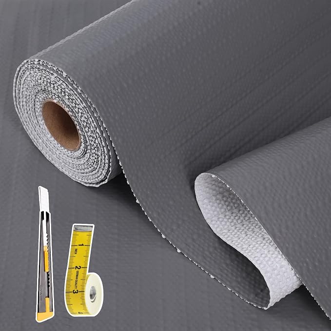 Drawer and Shelf Liner for Kitchen Cabinet: 23in X 20 Ft Non Slip Waterproof by Kimhan
