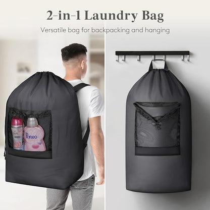 Lifewit Laundry Bag, Extra Large Laundry Backpack - Image 5