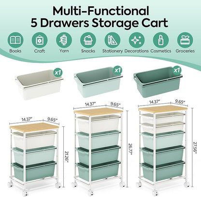 KINGBOARD Slim Rolling Cart - Image 2