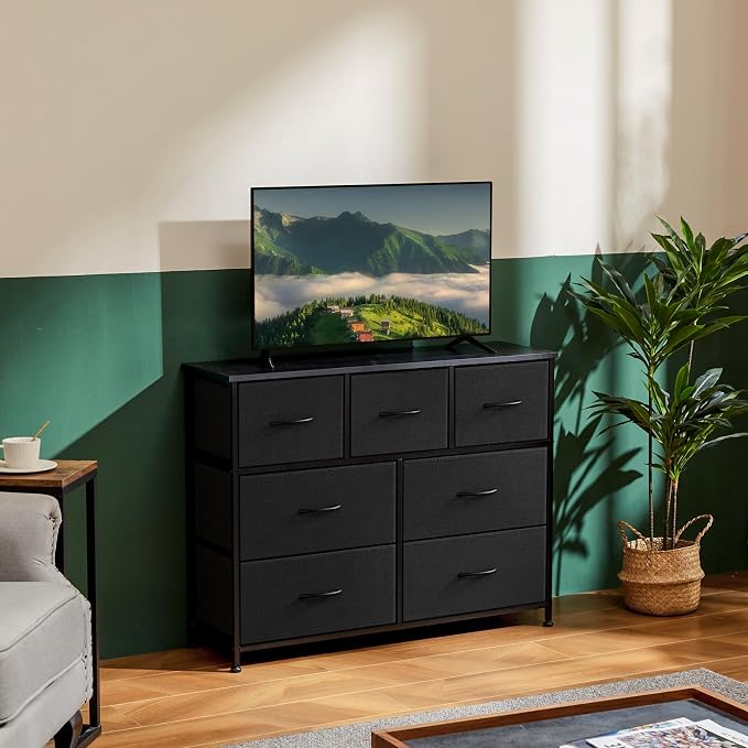 OLIXIS Black Dresser for Bedroom - Image 8