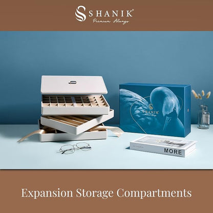 Shanik Stackable Jewelry Tray Organizers, Cute Designer Storage - Image 6