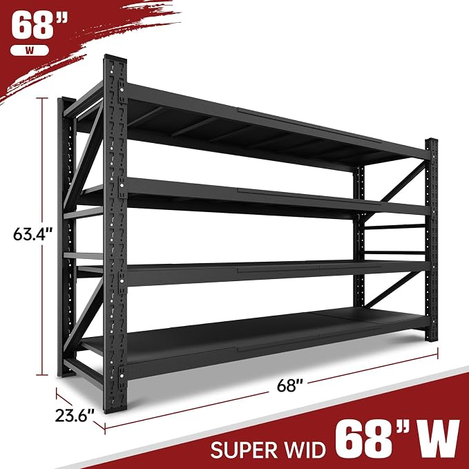 8000LBS Storage Shelves, Shelving Units Industrial Shelving - Image 2