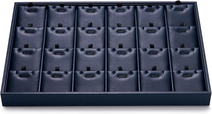 Oirlv Stackable 24 Gird Necklace Organizer Tray by Oirlv