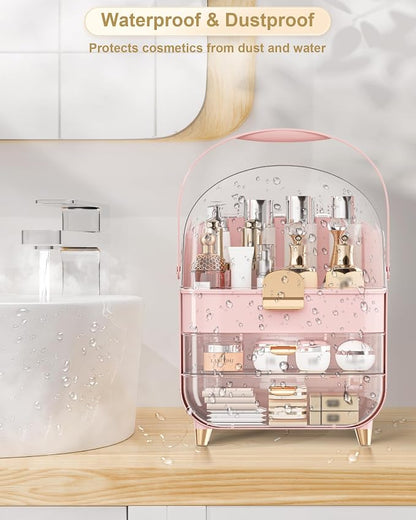 Makeup Organizer Countertop, Skincare Holder Bathroom Counter Organizer - Image 7