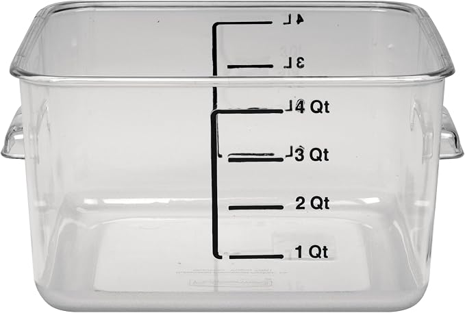 Rubbermaid Commercial Products, Space Saving Square Food Storage Container by Unknown