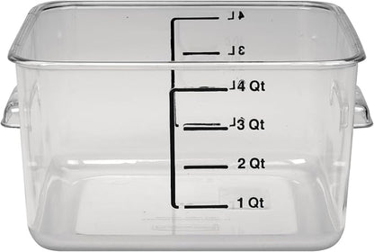 Rubbermaid Commercial Products, Space Saving Square Food Storage Container by Unknown