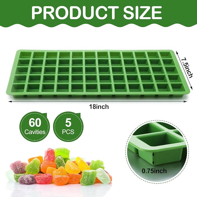 5 Pcs Silicone Food Molds for Harvest Right Freeze Dryer Harvest Right Medium - Image 2