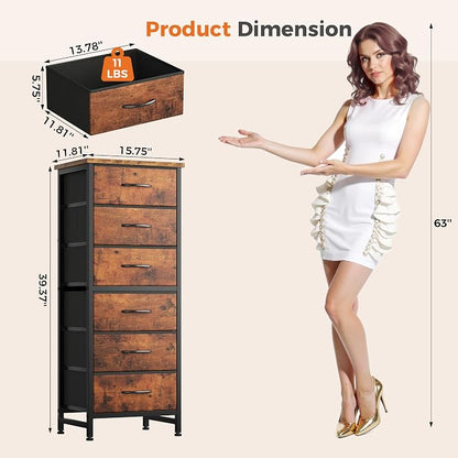 Sweetcrispy Tall Fabric Dresser - Image 3