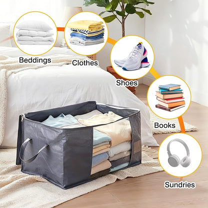 YGEOMER Blanket Storage Bags Clothes Organizers Closet Containers - Image 5