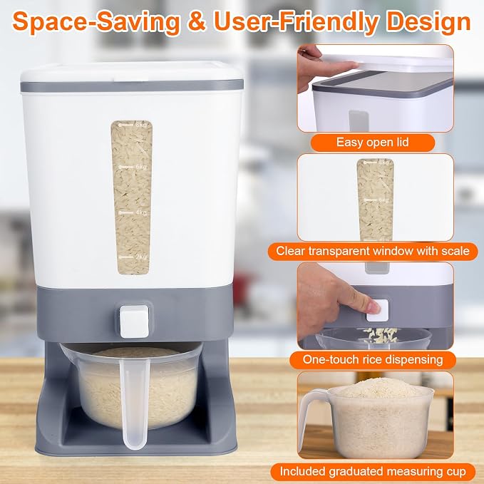 Mity rain Rice Dispenser 20 Lbs - Image 2