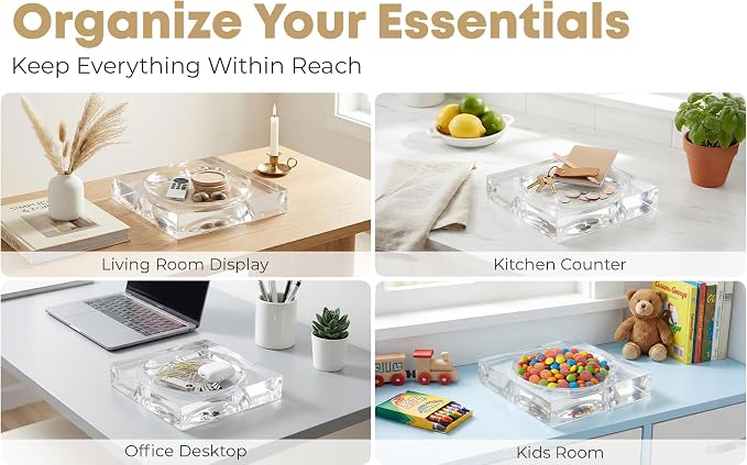 Clear Acrylic Catchall Tray - Image 5