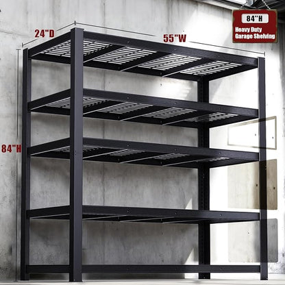 Heavy Duty Garage Shelving, 5-Tier Storage Shelves, 3050LBS Capacity Industrial - Image 3