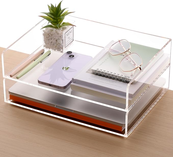 SANRUI Acrylic Paper Tray Organizer - Image 8